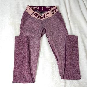 Maroon Gymshark Leggings, Size XS